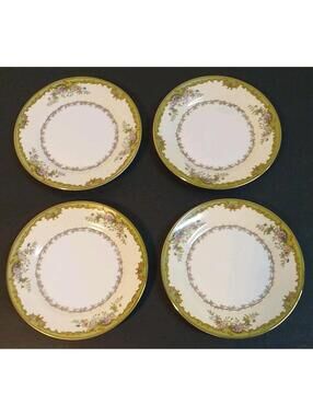 Set of 4 Noritake "Bread & Butter Plate" 6.5"  Nordich Pattern Discontinued